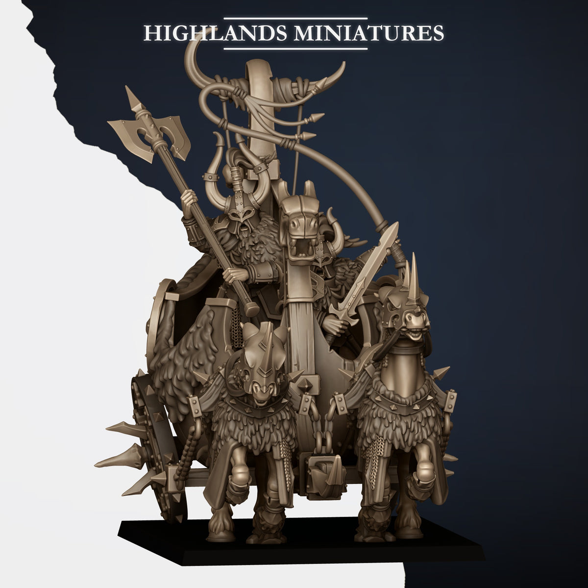 Norse Huscarl Chariot - TTRPG - Wargaming - Dungeons and Dragons