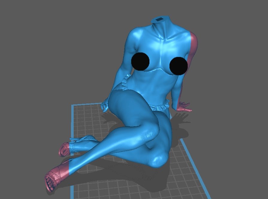 Natalie Portman – Closer SFW/NSFW Sculpture (75mm to 500mm) - Unassembled/Unpainted/3D Print