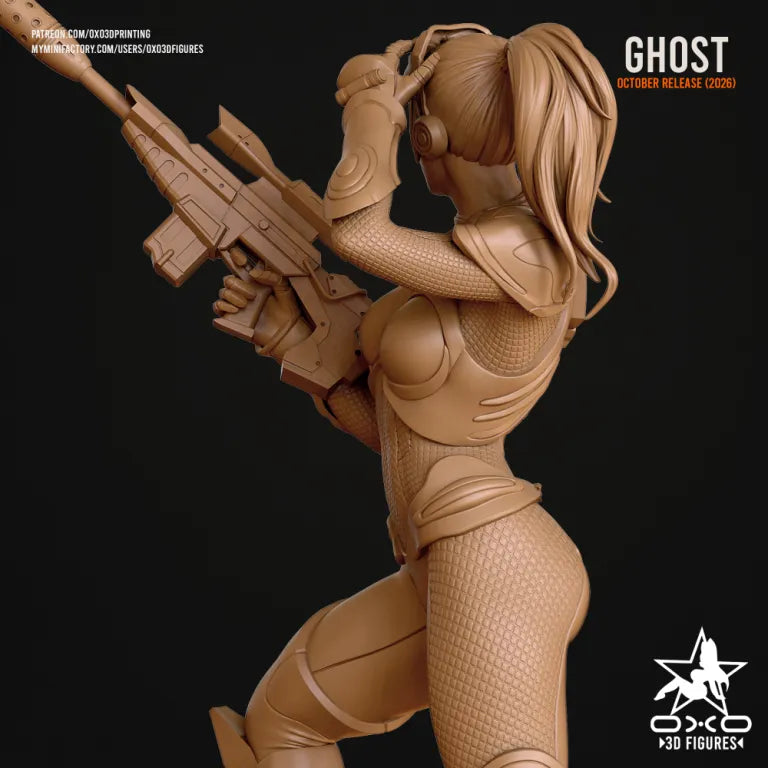 Ghost Kerrigan Sculpture (75mm - 300mm) Unpainted / Unassembled / 3D Printed