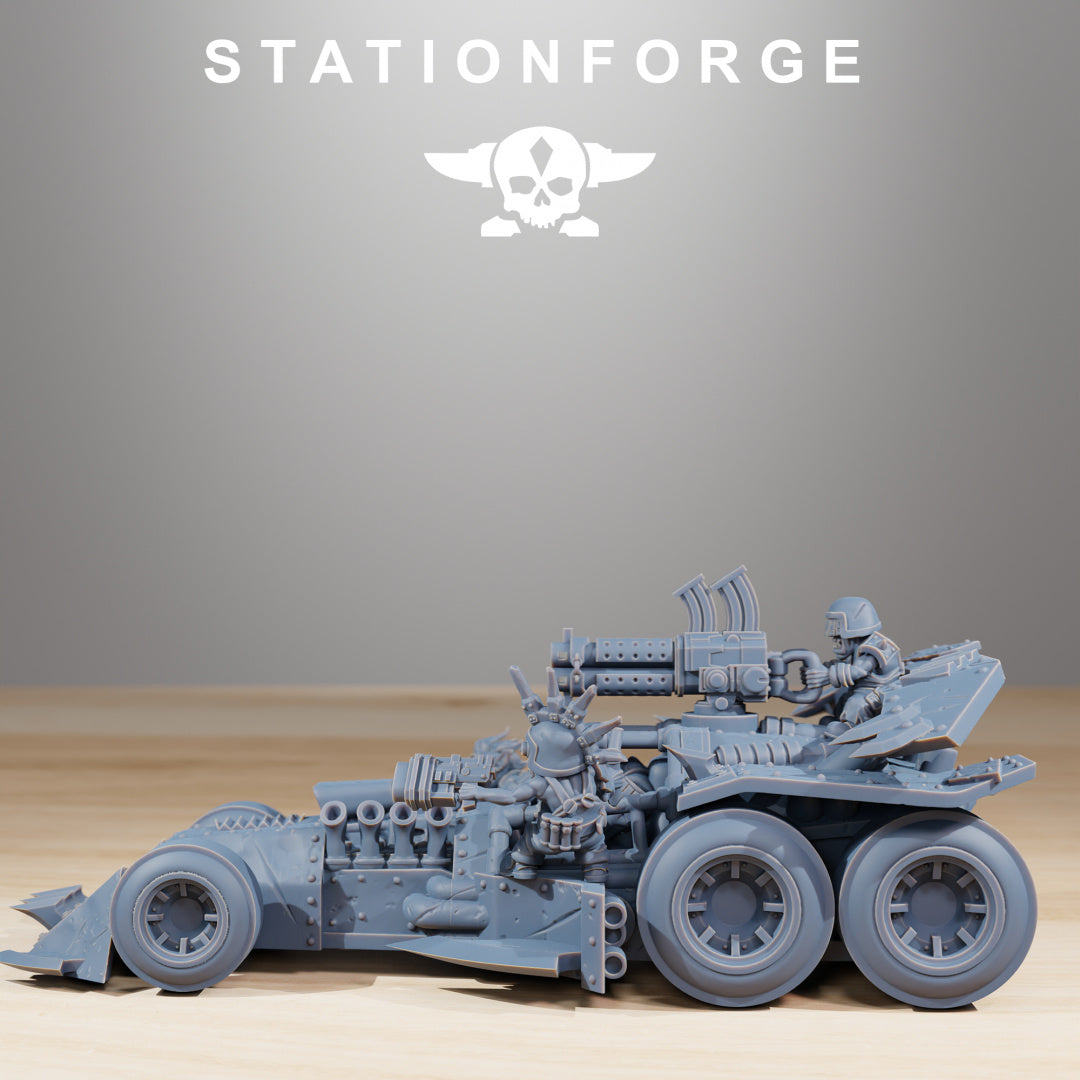 Orkaz Speedsters - by Station Forge - Tabletop RPG Miniature - Roleplaying 3D Printed Fantasy Mini