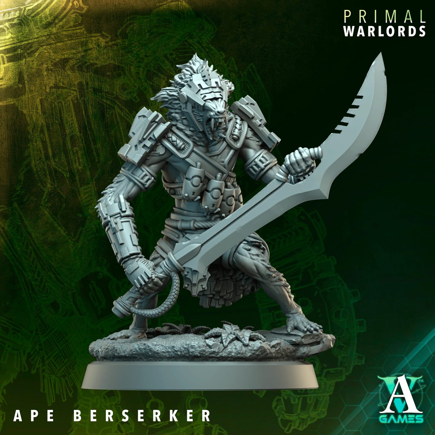 Ape Berserker - TTRPG - Wargaming - Grimdark