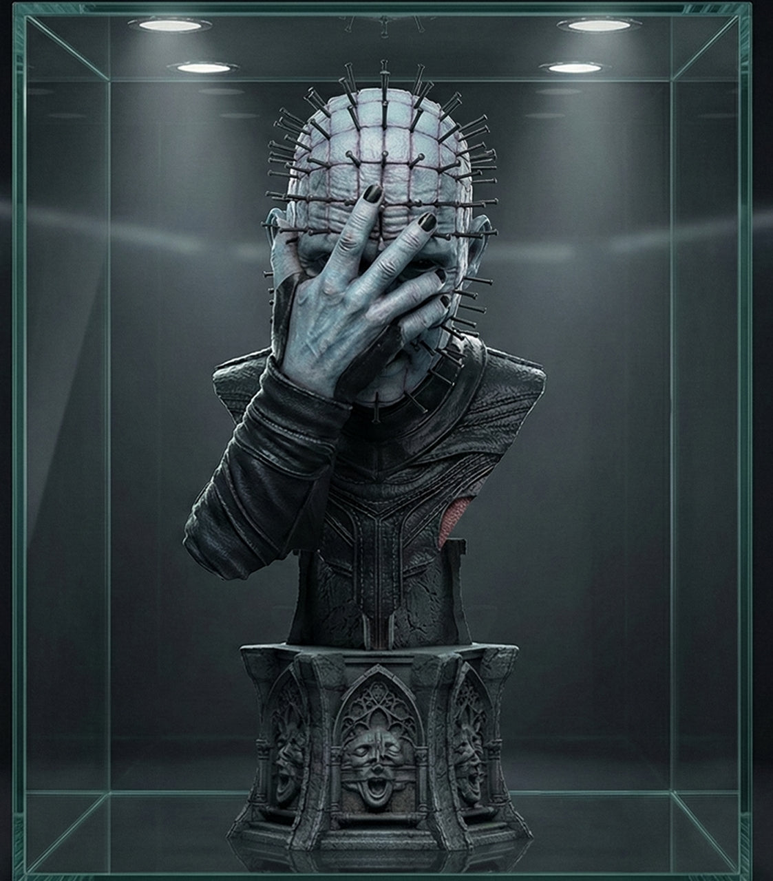 Pinhead Hellraiser Bust V1(75mm to 500mm) - Unassembled/Unpainted/3D Print