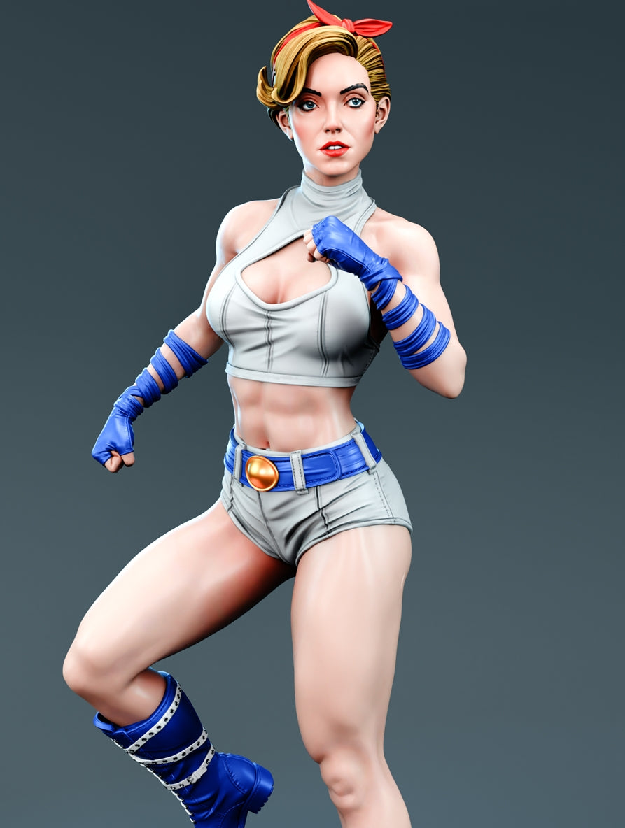 Power Girl DC Bombshells Sculpture (75mm to 500mm) - Unassembled/Unpainted/3D Print