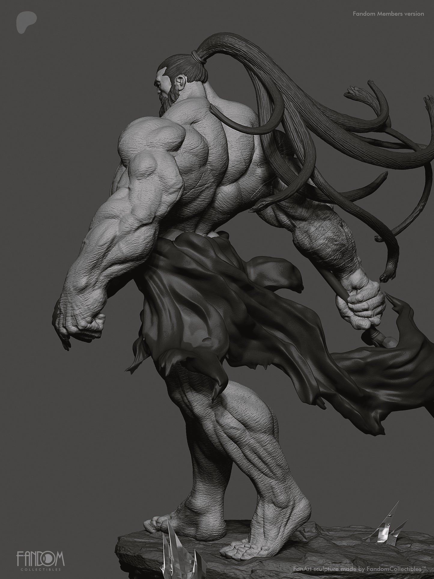 Ra’s al Ghul Absolute Sculpture (75mm to 500mm)- Unassembled/Unpainted/3D Print