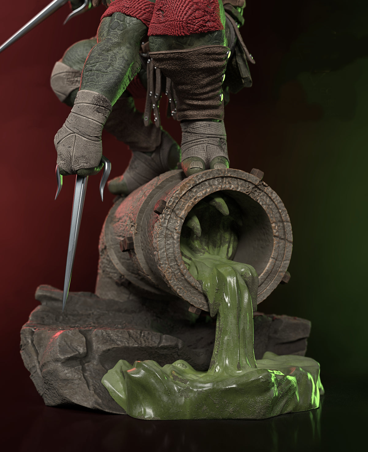 Raphael Sculpture (75mm to 500mm) - Unassembled/Unpainted/3D Print