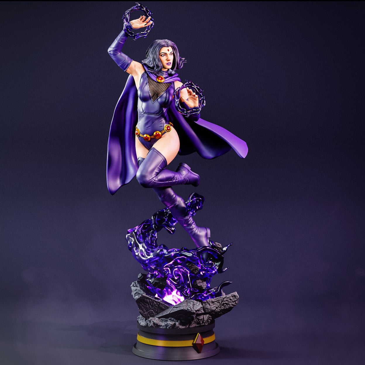 Raven SFW/NSFW Sculpture (75mm to 500mm) Teen Titans - Unassembled/Unpainted/3D Print
