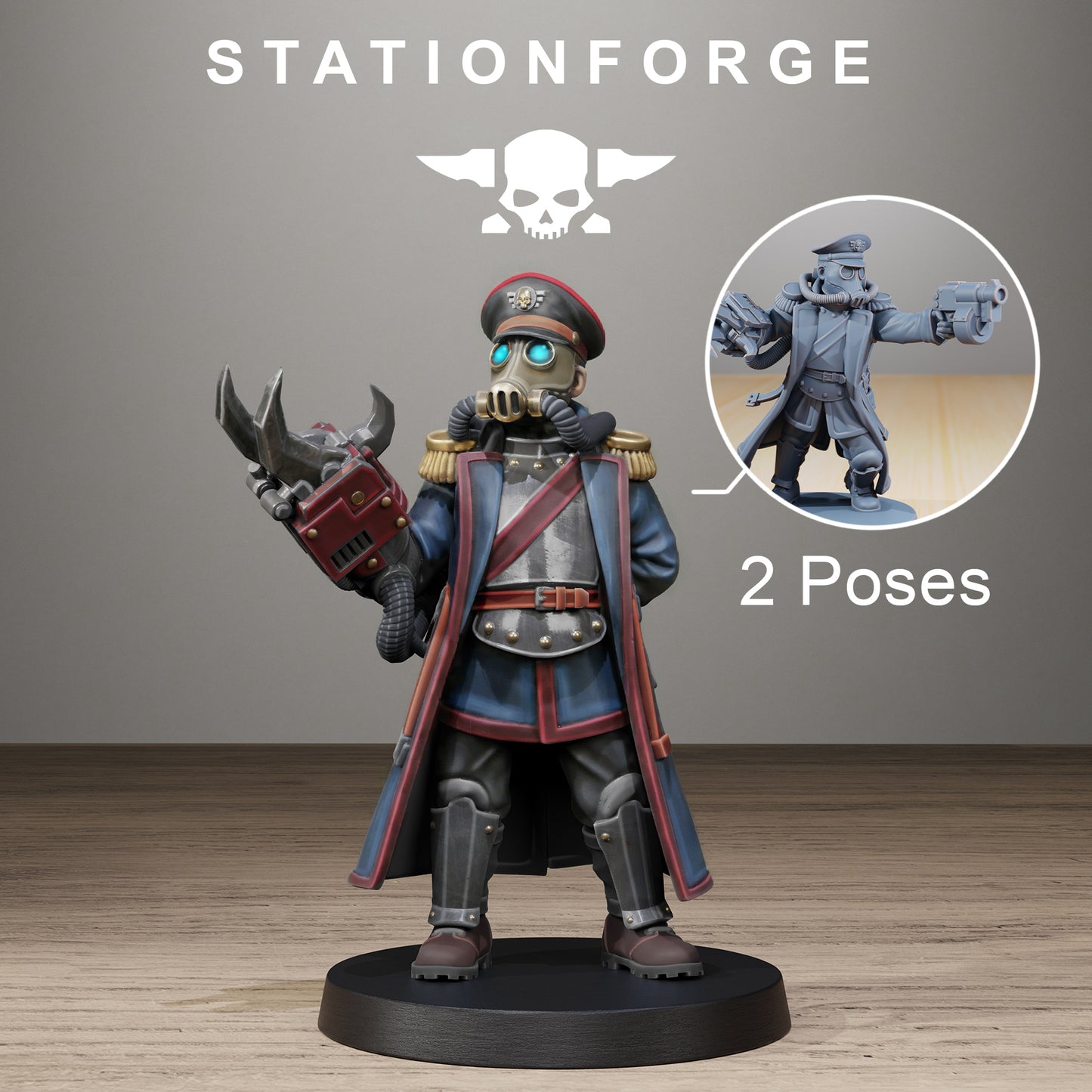 GrimGuard - Officer 2.0 - TTRPG - Wargaming - Grimdark