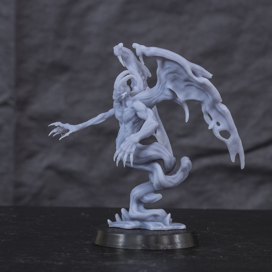 Shadow Demon - Demon - Dungeons and Dragons - by Realm of Paths - Tabletop RPG Miniature - Roleplaying 3D Printed Fantasy Mini