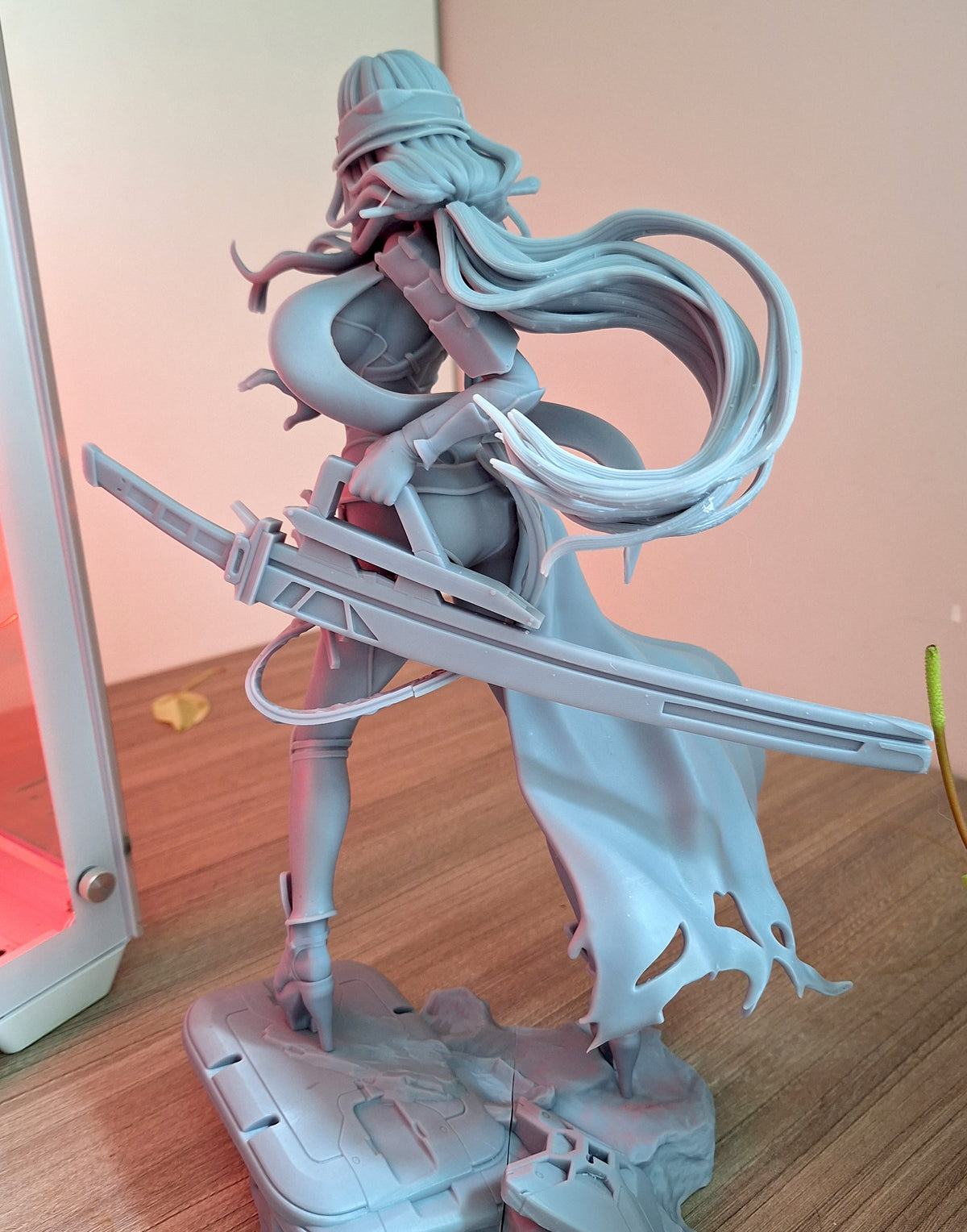 Scarlet: Black Shadow Sculpture(75mm to 500mm) - Unassembled/Unpainted/3D Print