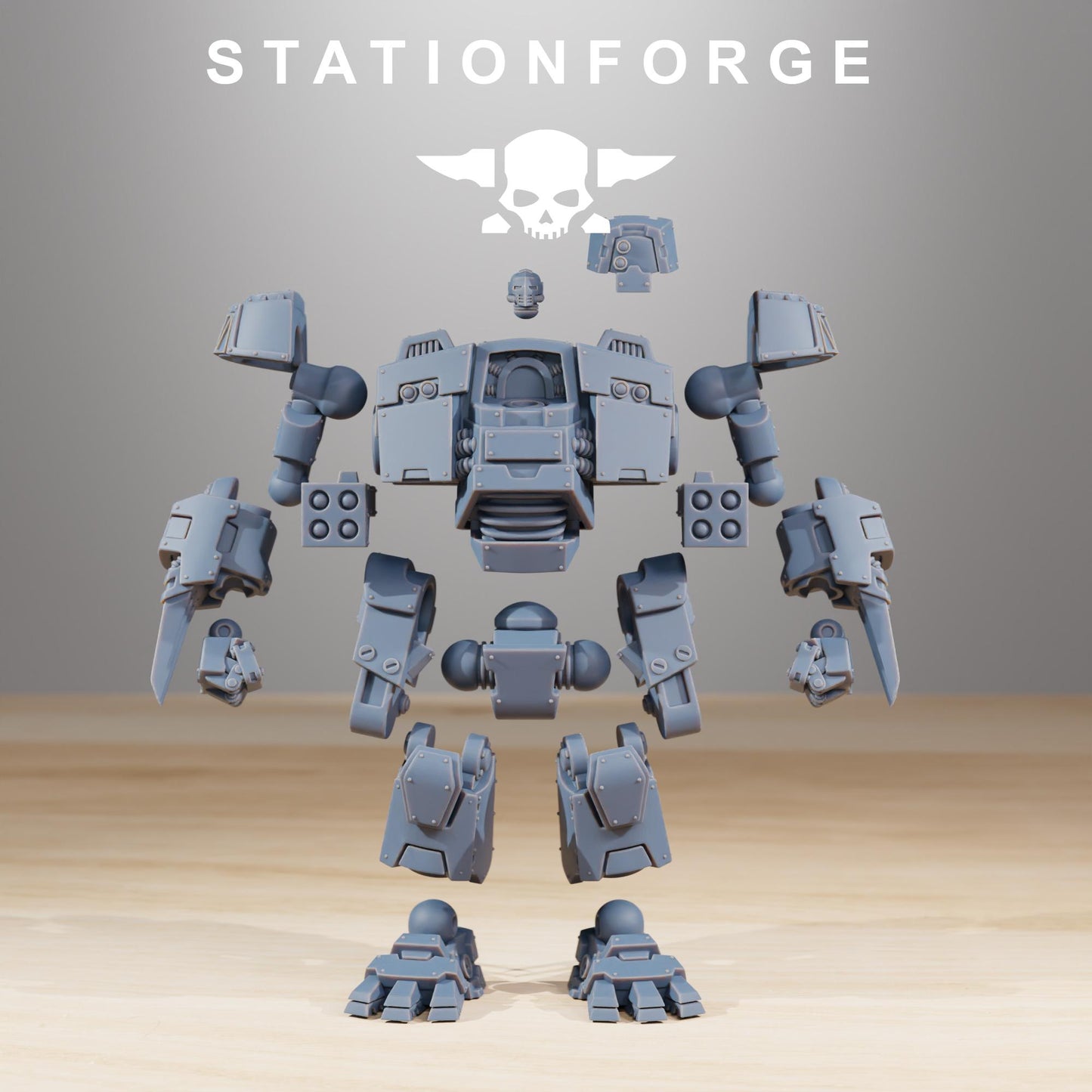 Socratis Dreadstorm - by Station Forge - Tabletop RPG Miniature - Roleplaying 3D Printed Fantasy Mini