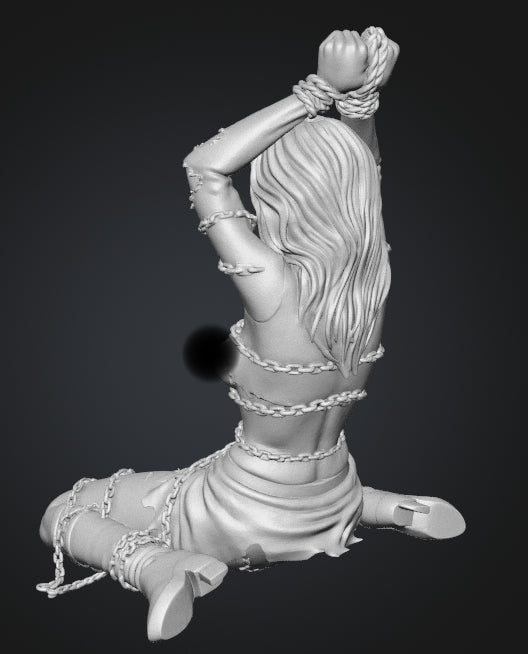 Supergirl NSFW Sculpture(75mm to 500mm) - Unassembled/Unpainted/3D Print