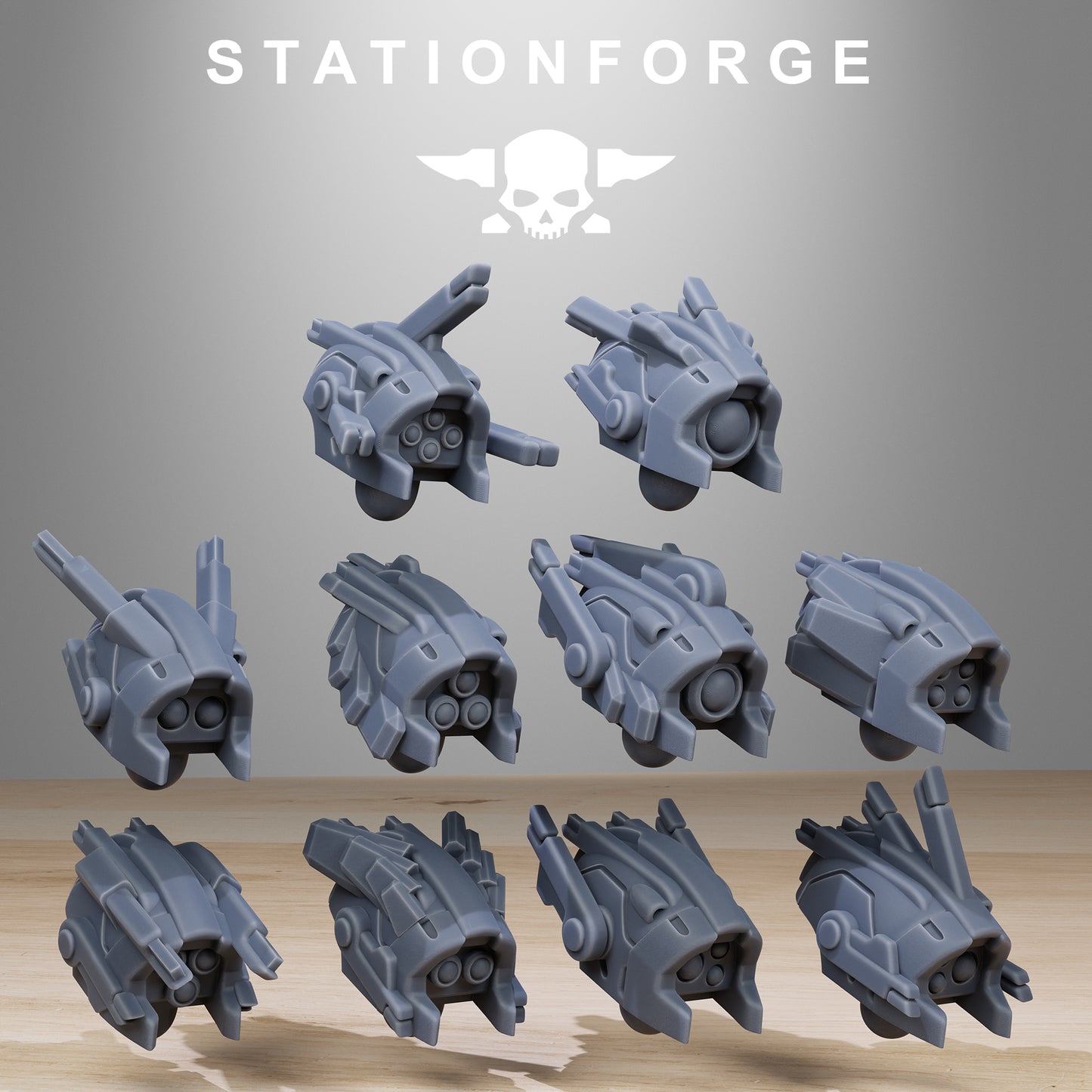 Tarion Strike Mechs Mk1 - by Station Forge - Tabletop RPG Miniature - Roleplaying 3D Printed Fantasy Mini