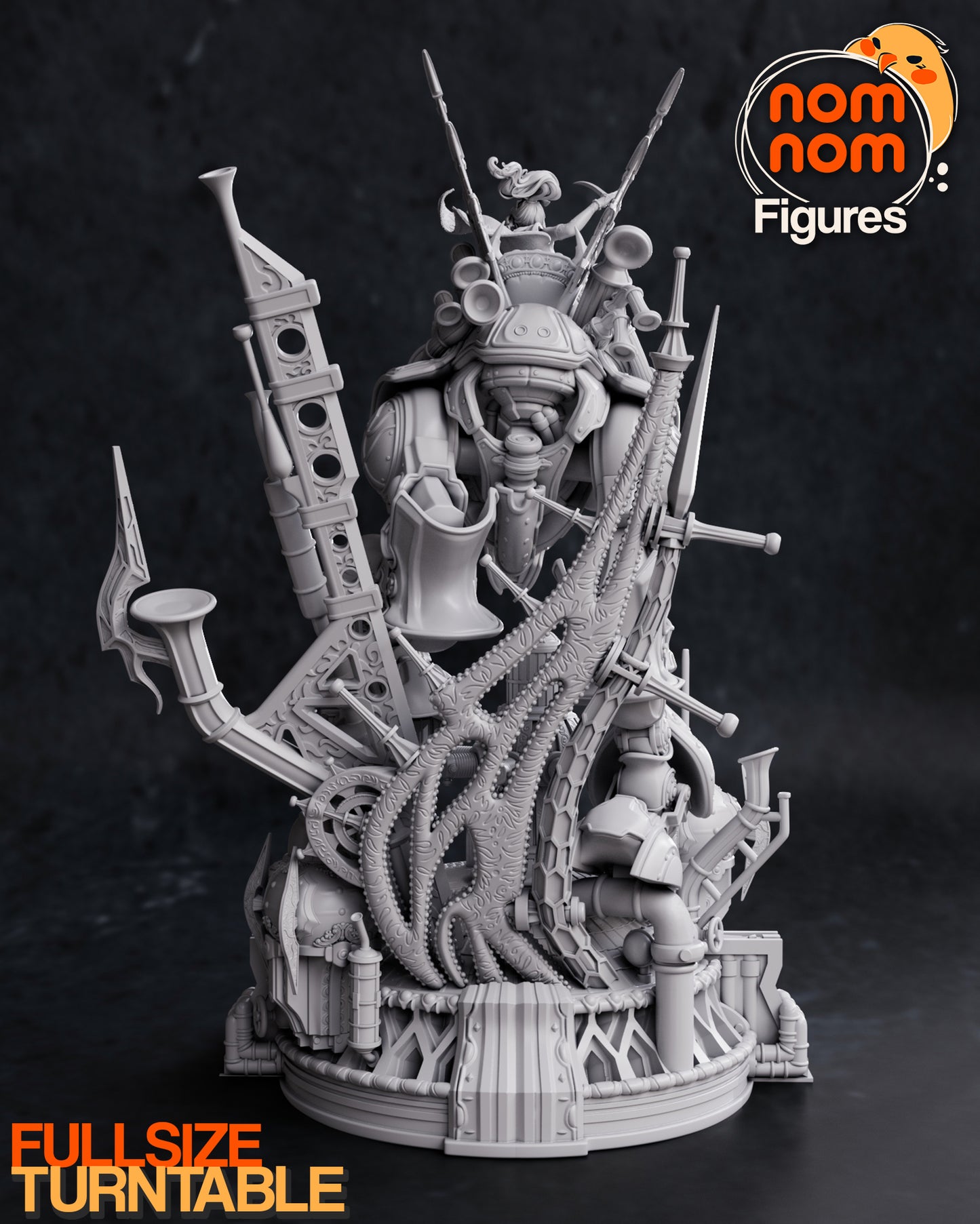 Terra with Magitek - Final Fantasy - by Nom Nom- Tabletop RPG Miniature - Roleplaying 3D Printed Fantasy Mini