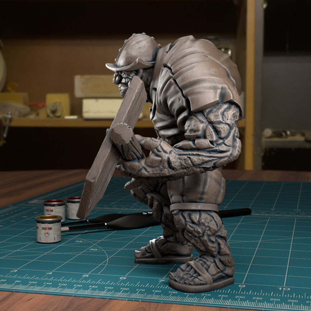 Troll Guard - Dungeons and Dragons - by Tytan Troll - Tabletop RPG Miniature - Roleplaying 3D Printed Fantasy Mini