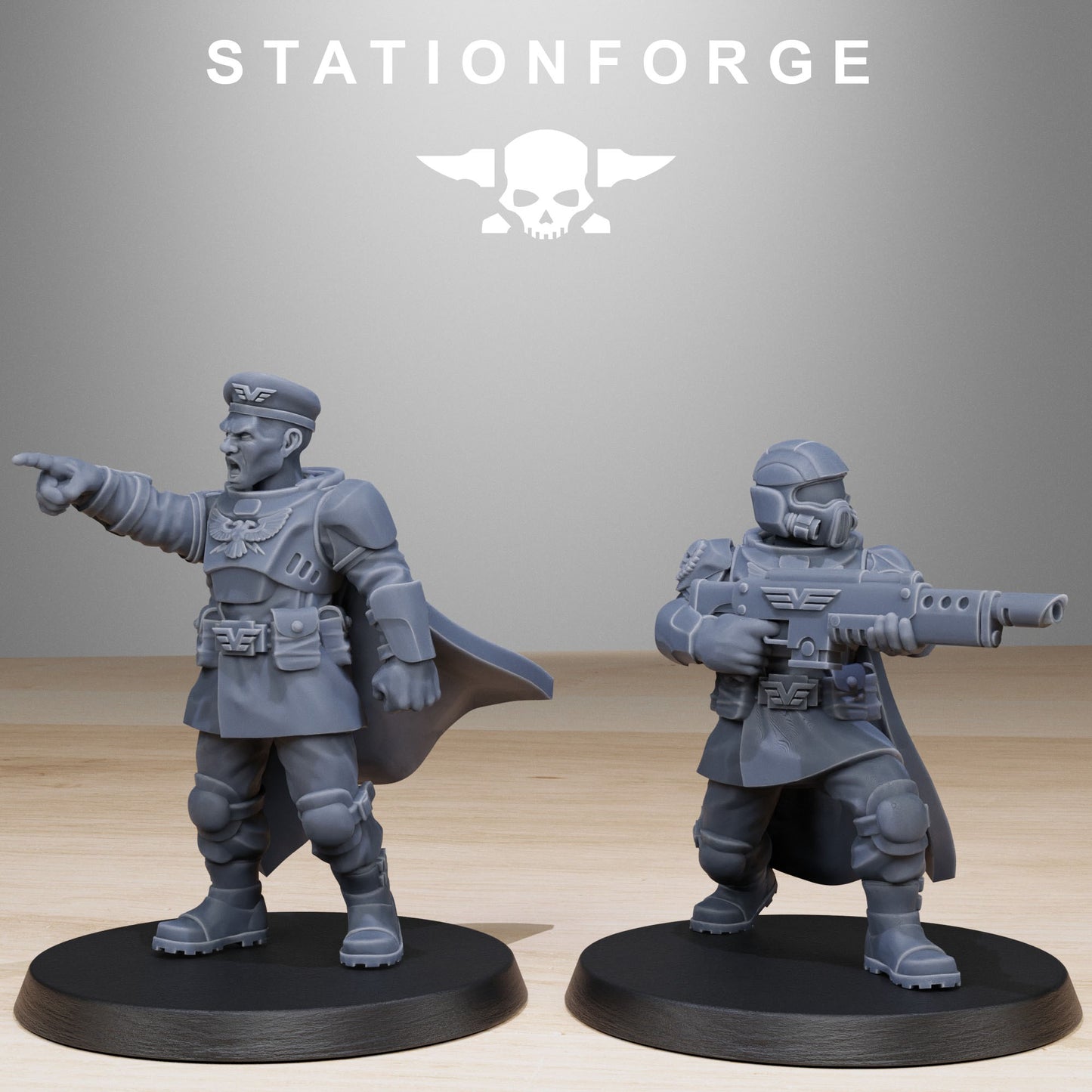 Vaskar Hunters - Tyranid Proxies - by Station Forge - Tabletop RPG Miniature - Roleplaying 3D Printed Fantasy Mini