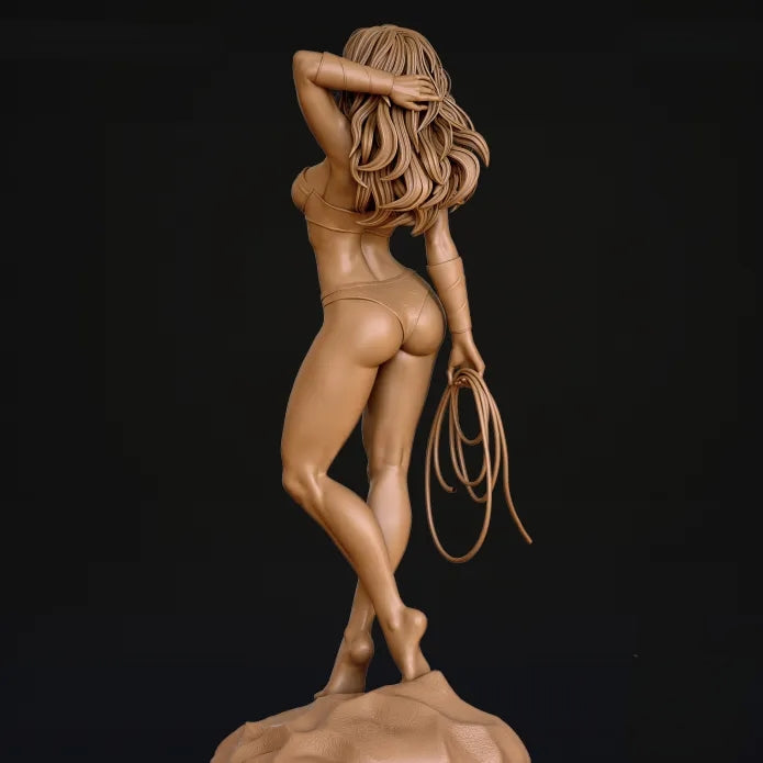 Wonder Woman Summer Swimsuit SFW/NSFW Sculpture (75mm to 500mm) - Unassembled/Unpainted/3D Print