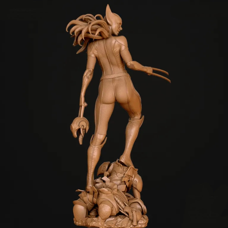 Laura X-23 - Tabletop RPG Miniature - Roleplaying 3D Printed Fantasy Mini