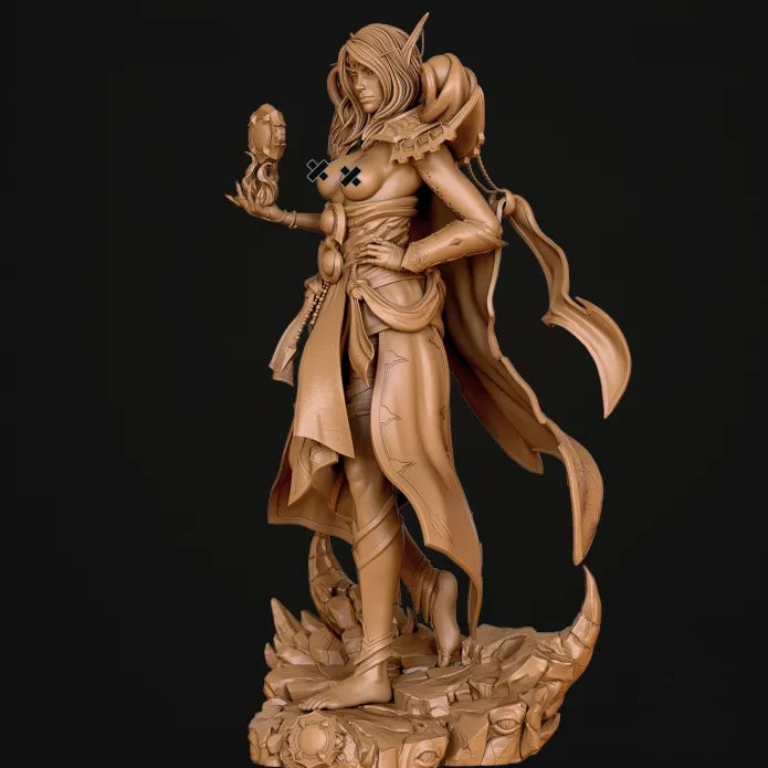 Xalatath NSFW Sculpture (75mm to 500mm) - Unassembled/Unpainted/3D Print