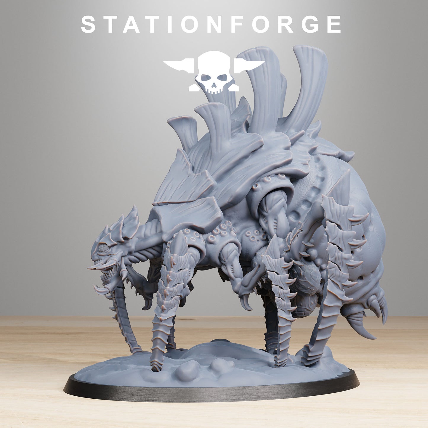 Xenarid Acidsychor - by Station Forge - Tabletop RPG Miniature - Roleplaying 3D Printed Fantasy Mini