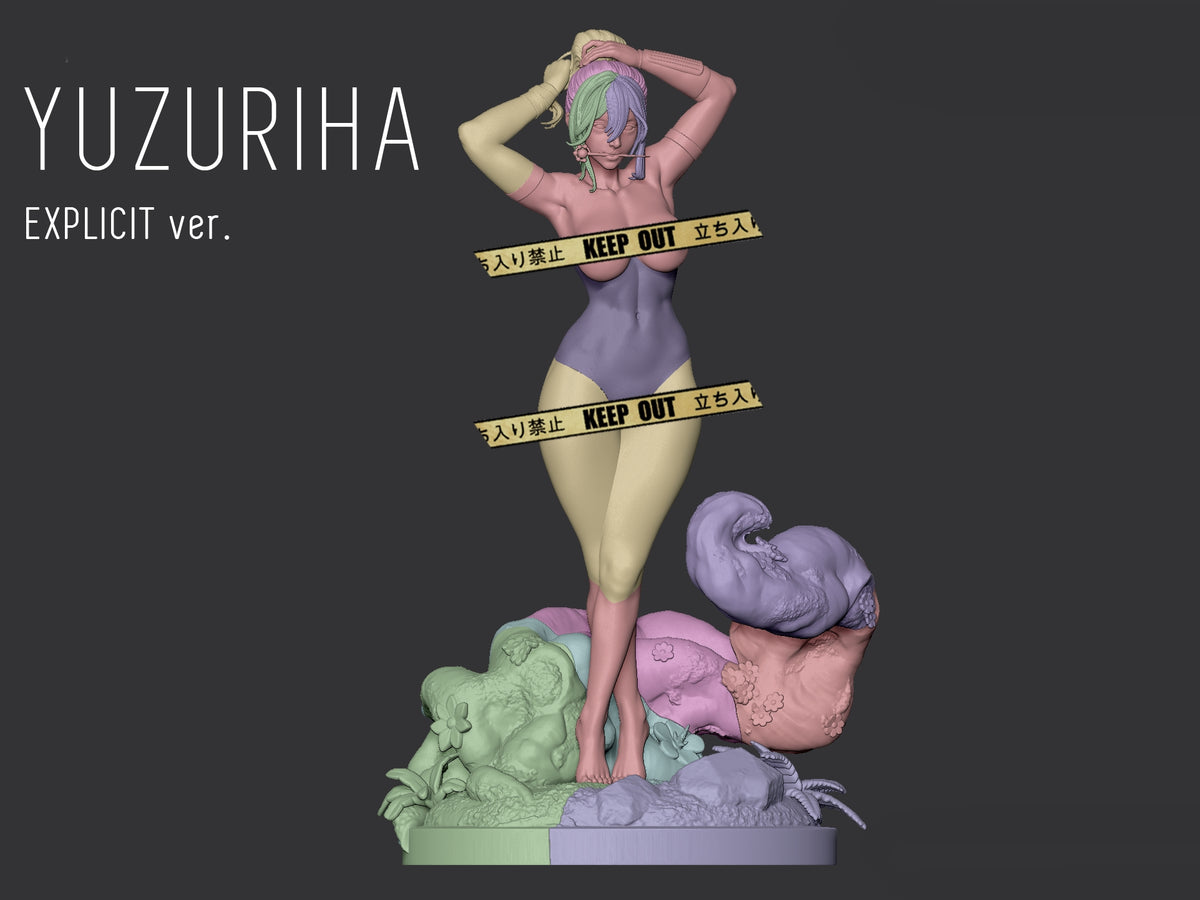 Yuzuriha Sculpture (75mm to 500mm) - Unassembled/Unpainted/3D Print