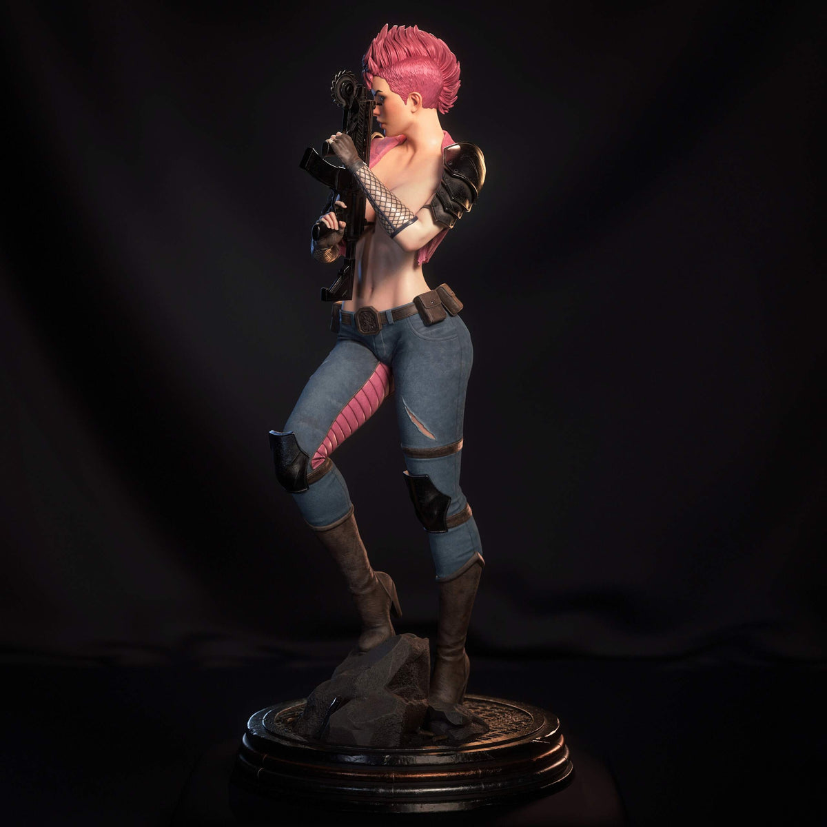 Zarana NSFW Sculpture (75mm to 500mm) - Unassembled/Unpainted/3D Print