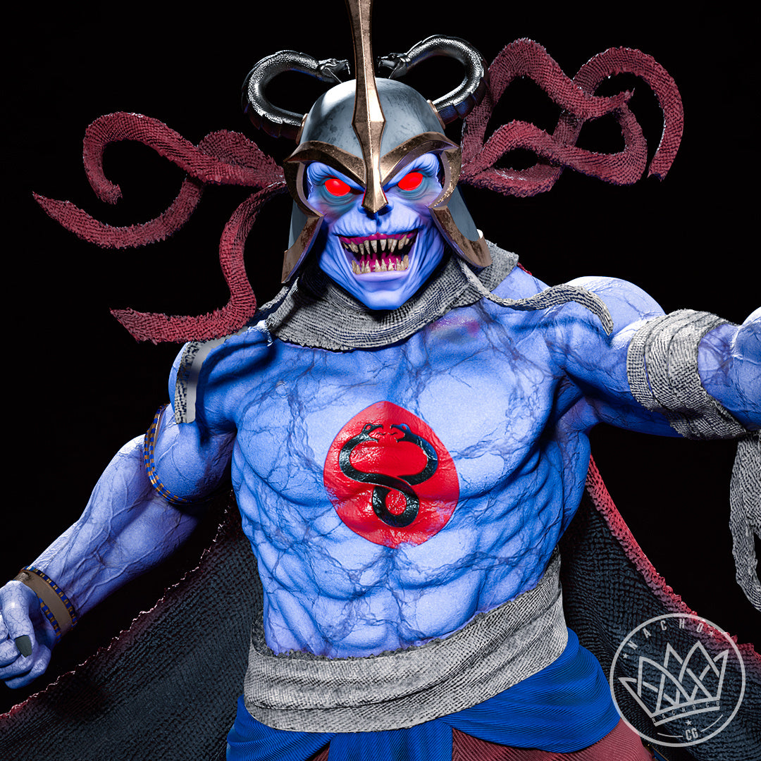 Mumm-Ra Sculpture (75mm to 500mm) - Unassembled/Unpainted/3D Print