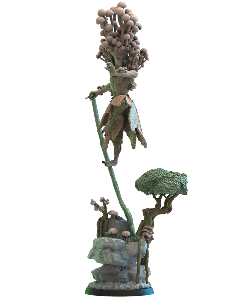 Aki, Shaolin Hero - Wood Elves - TTRPG - Wargaming - Dungeons and Dragons