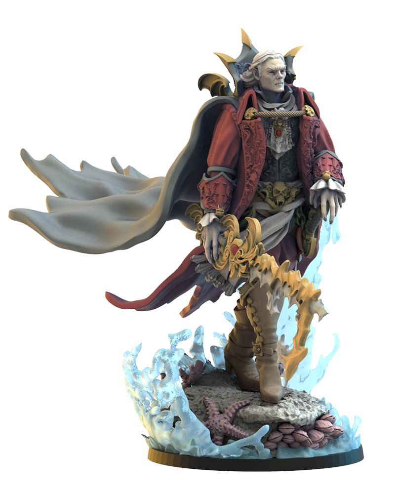 Alucard "The Deep" Acheron - Vampire - Pirate - TTRPG - Wargaming - Dungeons and Dragons