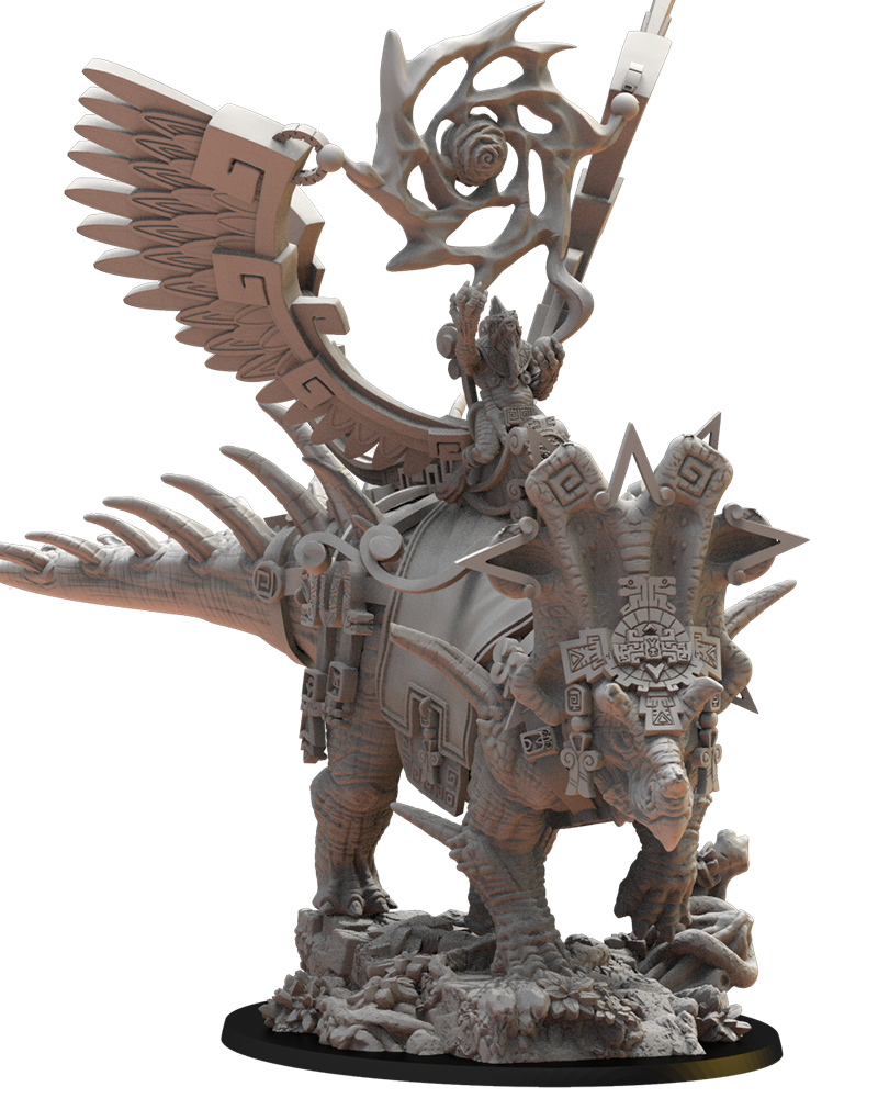 Ancient Kuakuauitl with Vortex - Lizard-Men - TTRPG - Wargaming - Dungeons and Dragons