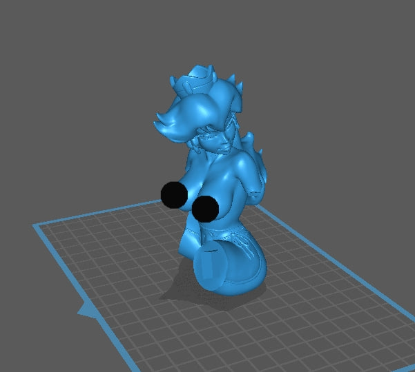 Peaches SFW/NSFW Sculpture (75mm to 500mm) - Unassembled/Unpainted/3D Print
