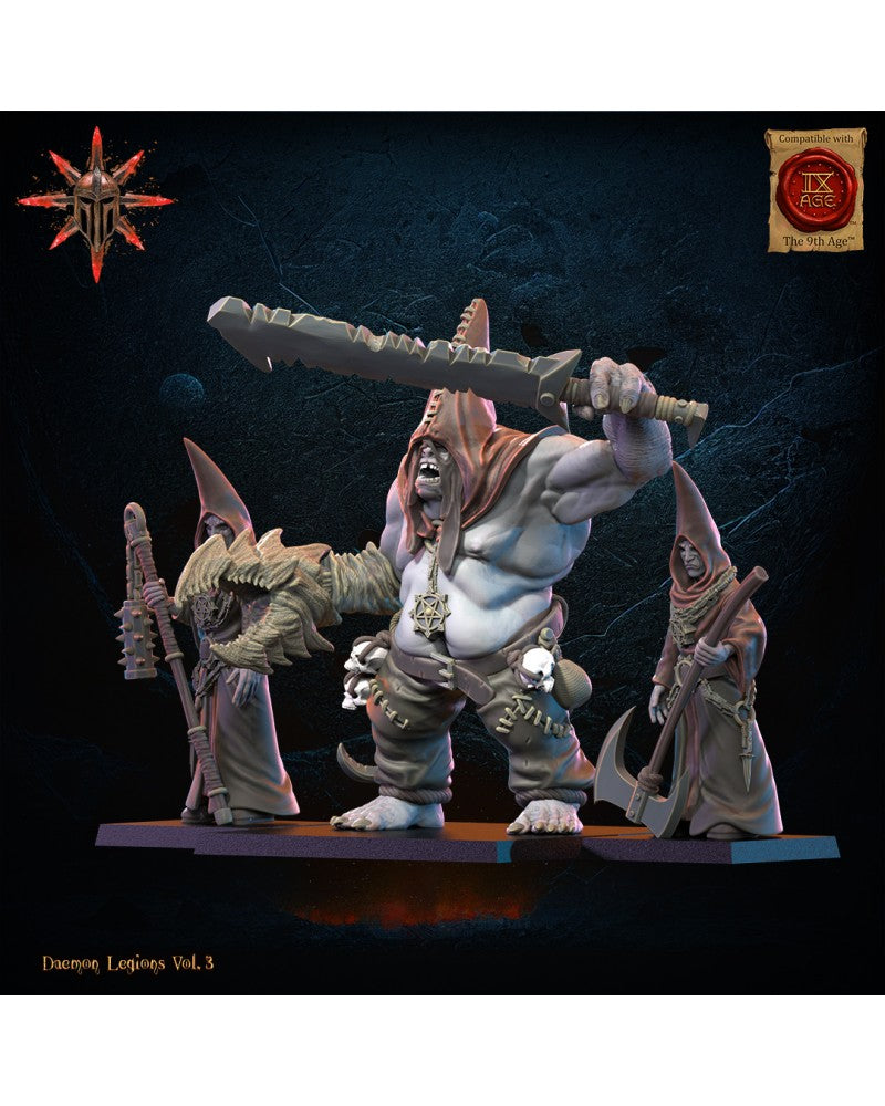 Blessed 2 and Archicultists (x3) - Demonic Legions - TTRPG - Wargaming - Mordheim - Dungeons and Dragons