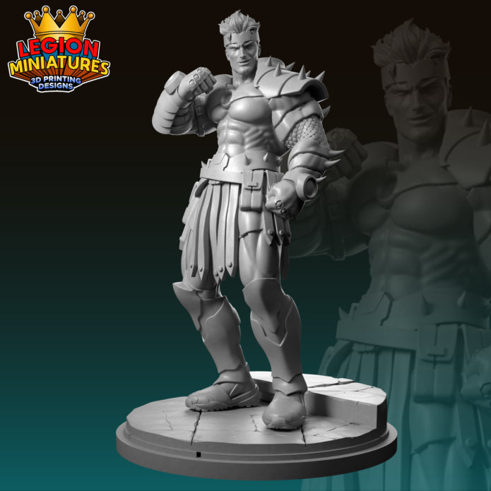 Brawn (x2)- Tabletop RPG Miniature - Roleplaying 3D Printed Fantasy Mini