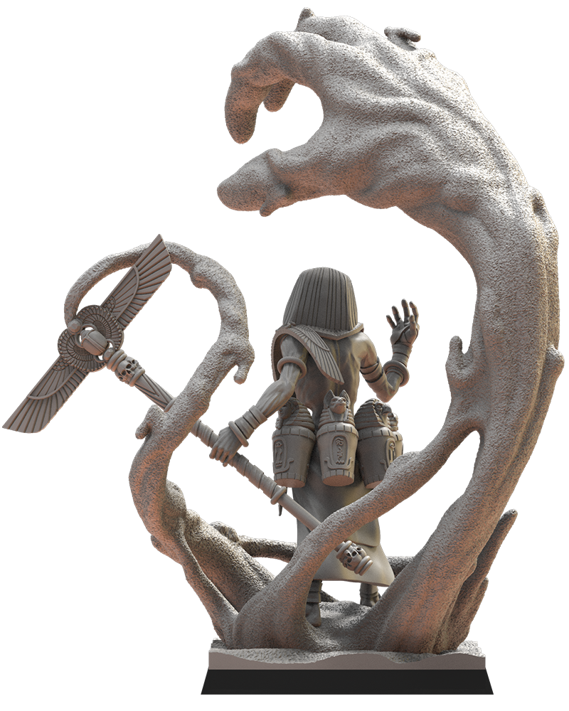 Canopic Sorcerer - Tomb King - Undead - TTRPG - Wargaming - Dungeons and Dragons
