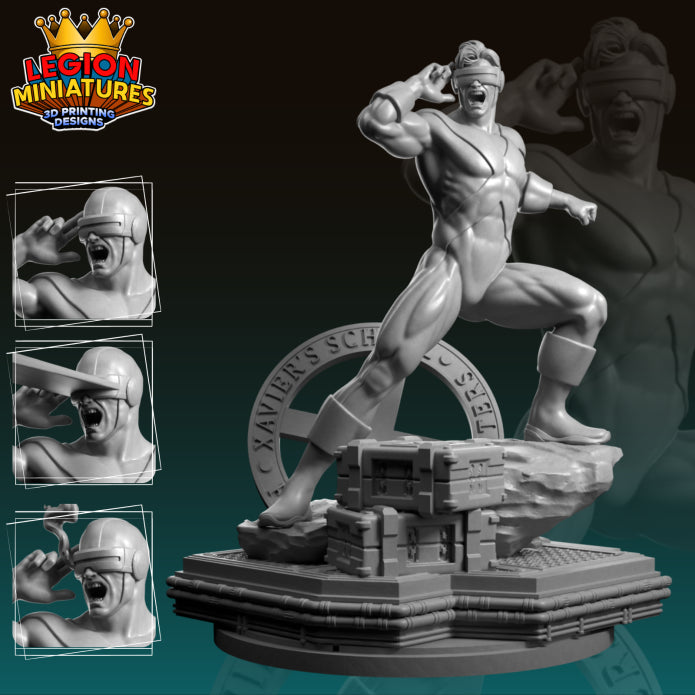 Classic Cyclops Miniature(40mm - 75mm) - MCP - Unassembled/Unpainted/3D Print
