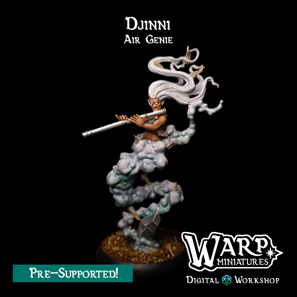 Djinni - Air Genie - Elemental - TTRPG - Wargaming - Dungeons and Dragons
