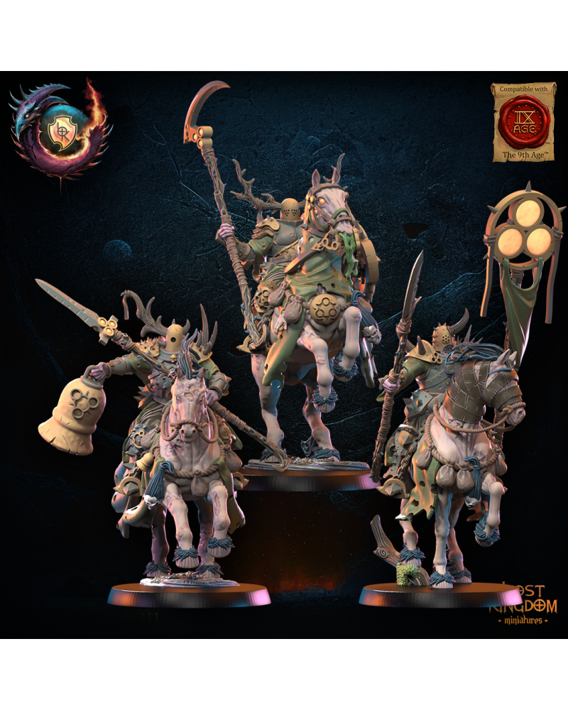 Gluttony Warriors Knights CG (x3) - Warriors of the dark Gods - TTRPG - Wargaming - Dungeons and Dragons
