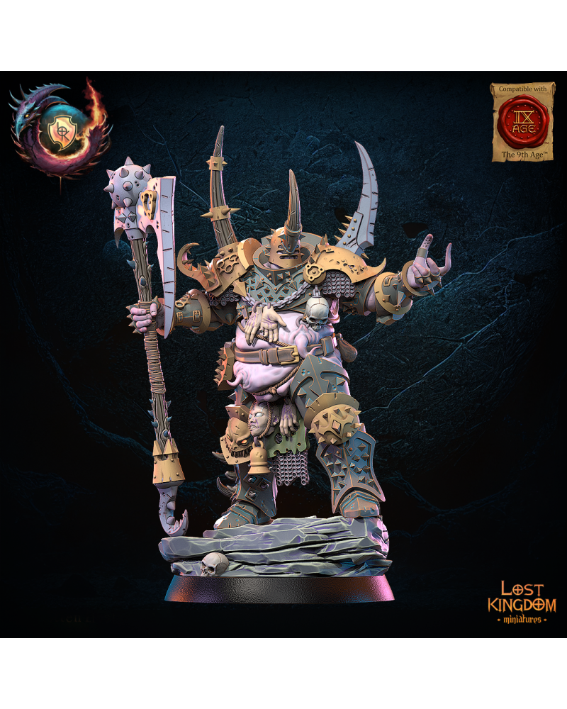 Gluttony Warriors Rotten Hero - Warriors of the Dark Gods - TTRPG - Wargaming - Dungeons and Dragons