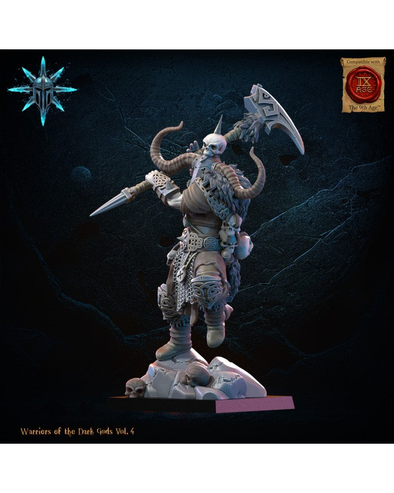 Heavy Weapon Barbarian Chief - Warriors of the Dark Gods - TTRPG - Wargaming - Dungeons and Dragons