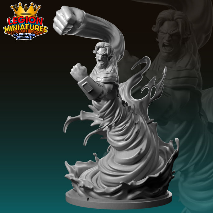 Hydro Man Miniature - TTRPG - Wargaming - MCP