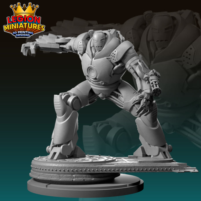 Iron Monger Miniature(40mm - 75mm) Unassembled/Unpainted/3D Print
