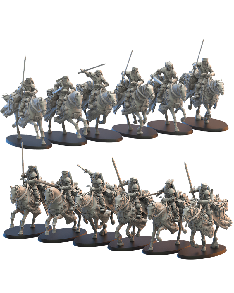 Kingdom Rangers (x5) - Bretons - TTRPG - Wargaming - Dungeons and Dragons