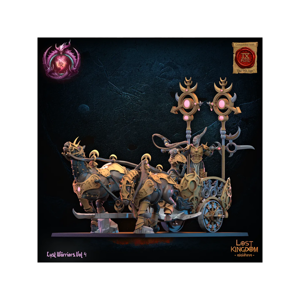 Lust Chosen Chariot - Lust Warriors - TTRPG - Wargaming - Dungeons and Dragons