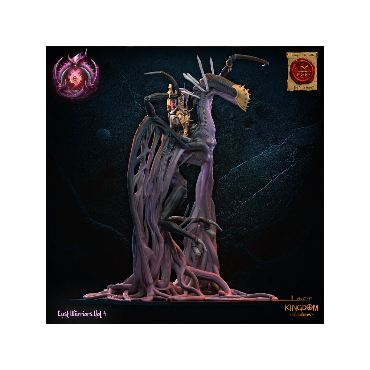 Skye, Lust Chosen on Depraved Dragon - Lust Warriors - TTRPG - Wargaming - Dungeon and Dragons