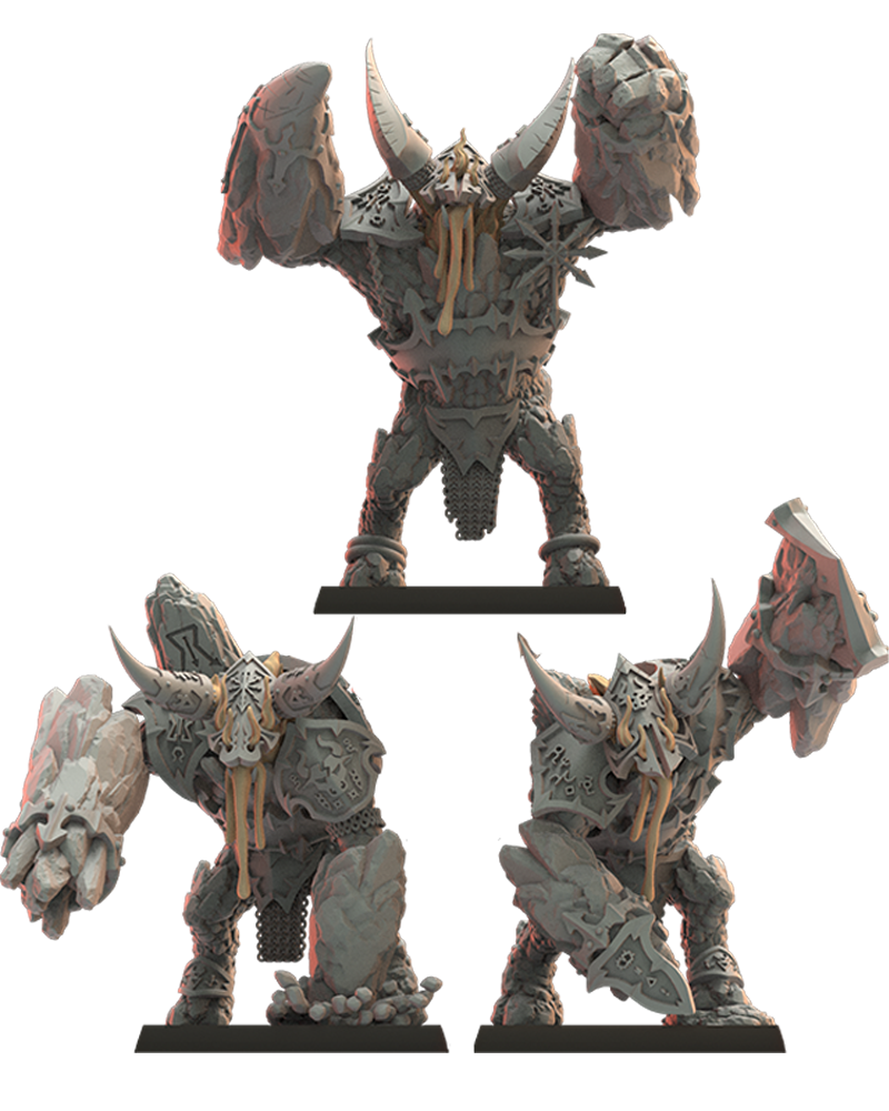 Magmhôrin Golems (x3) Chaos Dwarves - TTRPG - Wargaming - Dungeons and Dragons