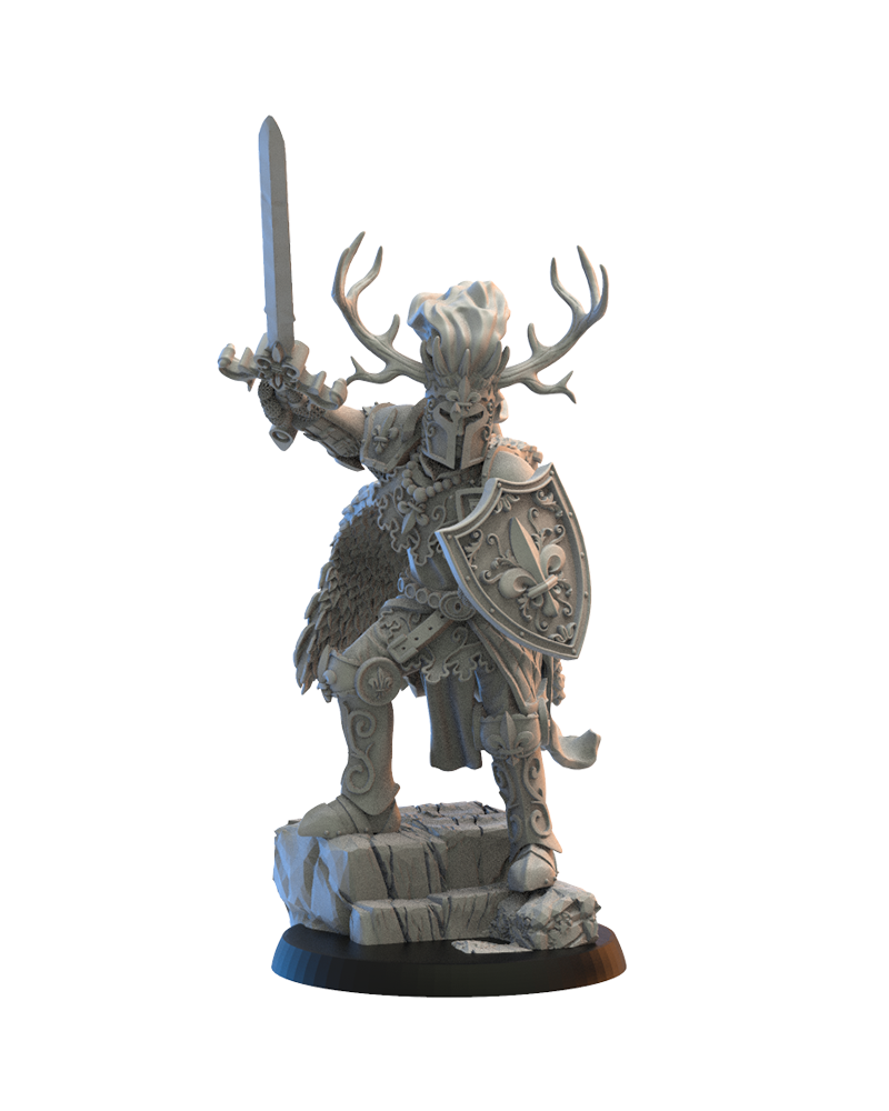 Medraut on foot - Bretons - TTRPG - Wargaming - Dungeons and Dragons