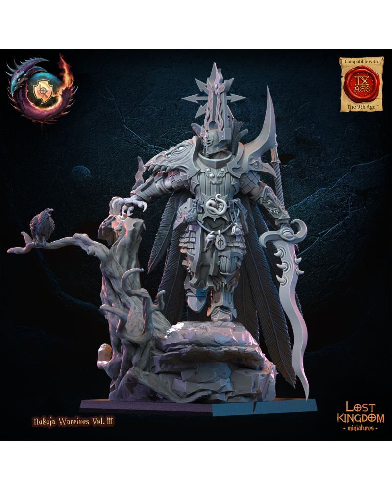 Nukuja Chosen Hero - Warriors of the Dark Gods - TTRPG - Wargaming - Dungeons and Dragons
