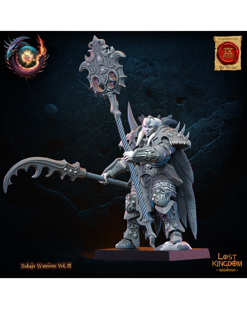 Nukuja Chosen Sorceress - Warriors of the Dark Gods - TTRPG - Wargaming - Dungeons and Dragons