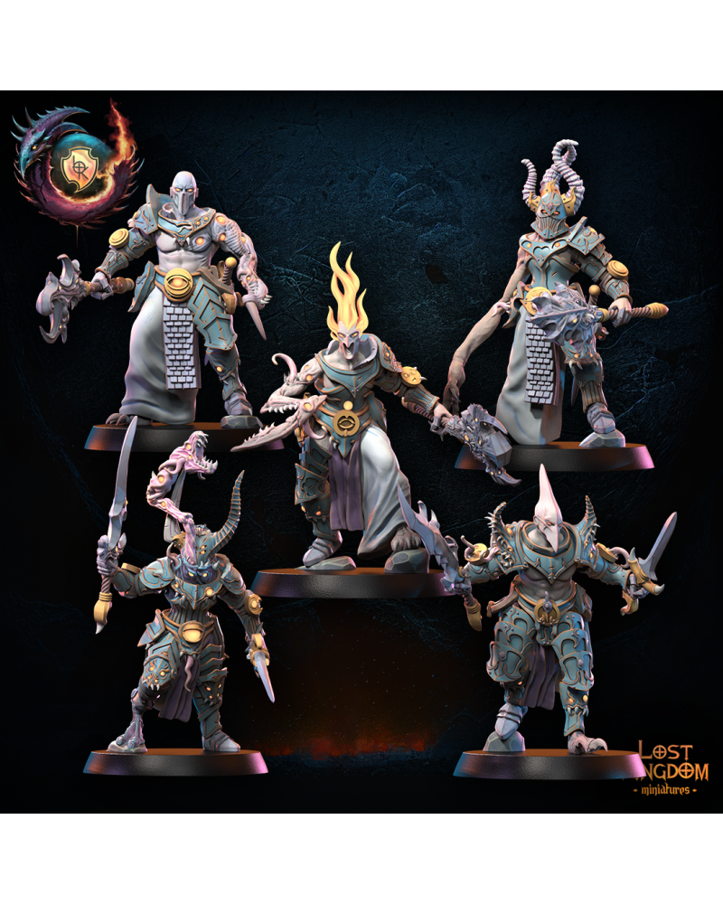 Nukuja Fallen Regiment (x10) - Warriors of the Dark Gods - TTRPG - Wargaming - Dungeons and Dragons