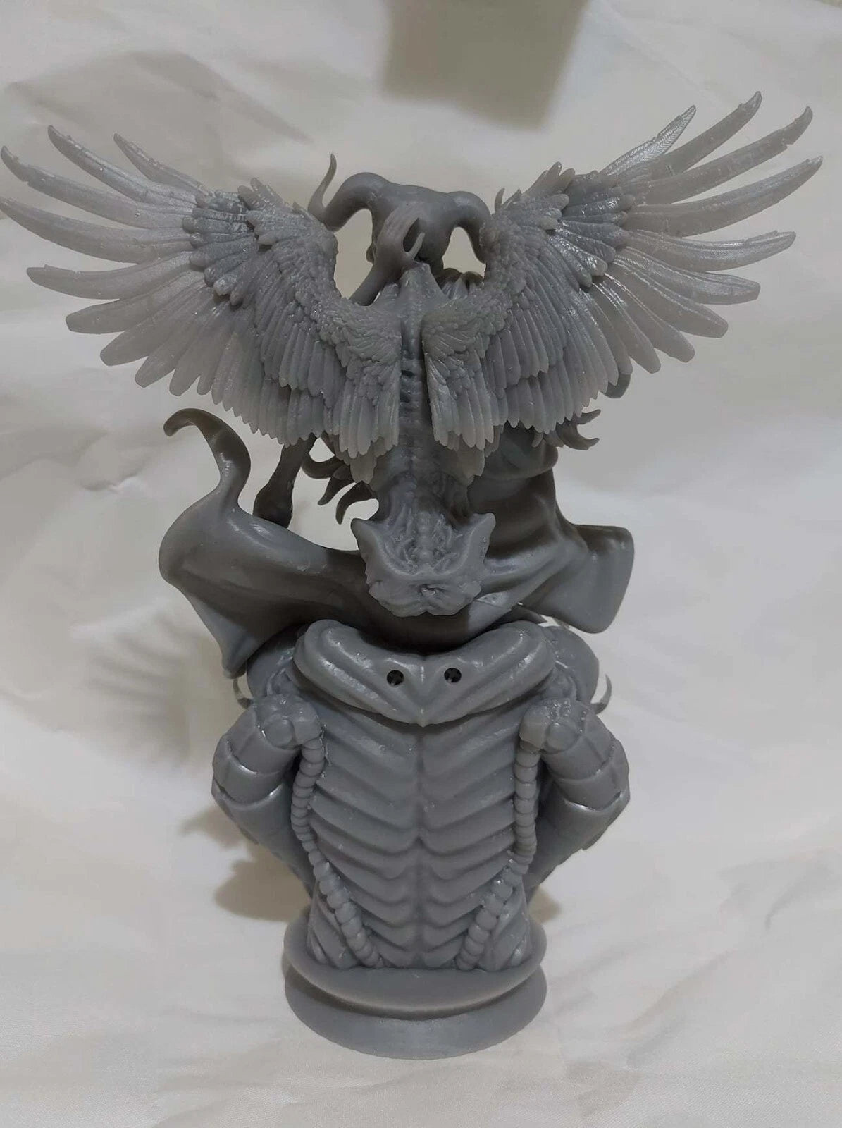 Lady Death Sculpture (200mm)/3D Printed/Unpainted/Unassembled - CA_3DArt- Tabletop RPG Miniature - Roleplaying 3D Printed Fantasy Mini