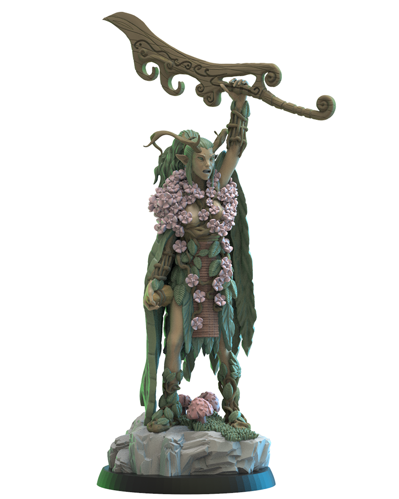 Sayuri, Fumetsu/Mugen Guard Hero V1 - Wood Elf - TTRPG - Wargaming - Dungeons and Dragons
